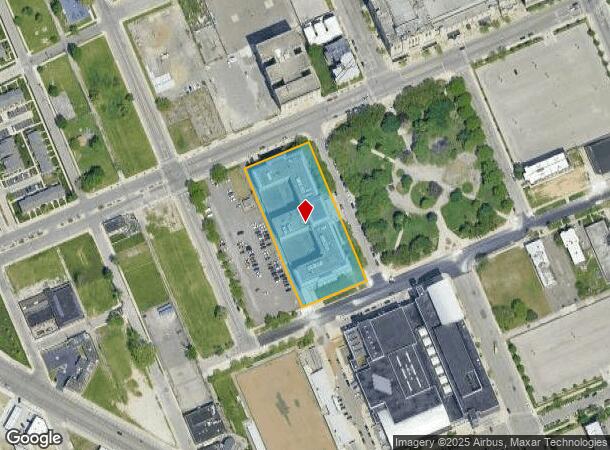 2727 2Nd Ave, Detroit, MI Parcel Map