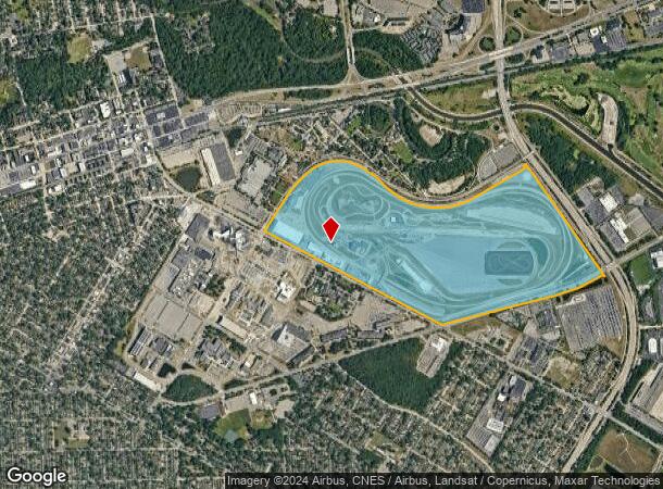  21502 Oakwood Blvd, Dearborn, MI Parcel Map