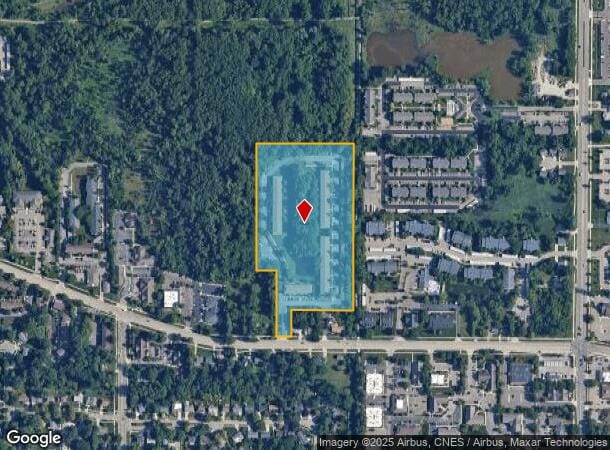 500 W Lake Lansing Rd, East Lansing, MI Parcel Map