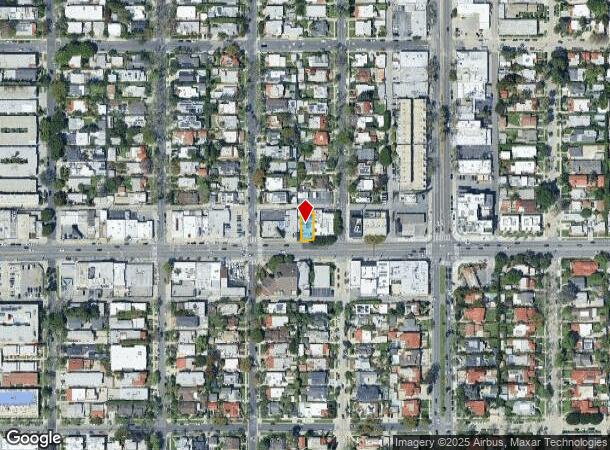  6711 Melrose Ave, Los Angeles, CA Parcel Map