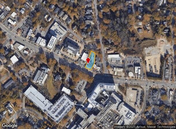  1238 Prince Ave, Athens, GA Parcel Map
