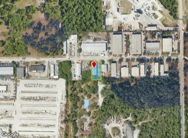  735 Wesley Ave, Tarpon Springs, FL Parcel Map