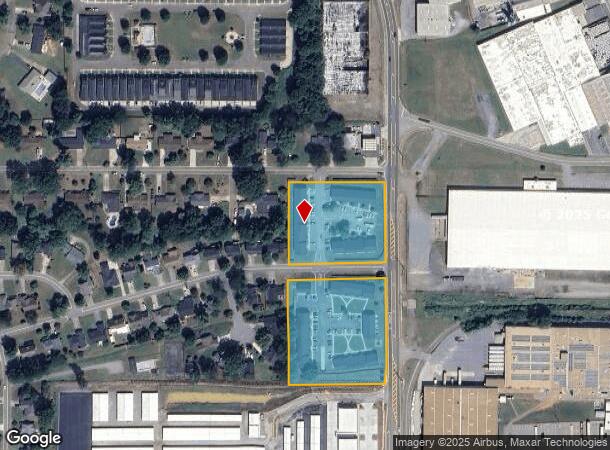  575 S Erwin St, Cartersville, GA Parcel Map