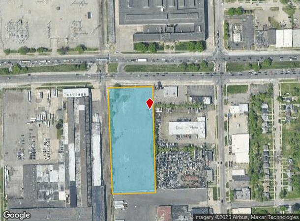 6480 E 8 Mile Rd, Detroit, MI Parcel Map