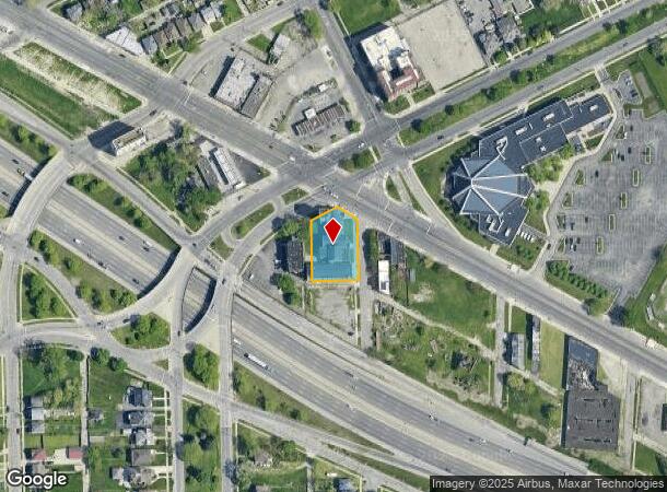 6855 Vinewood St, Detroit, MI Parcel Map