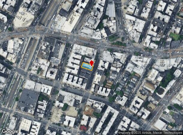  2483 Tiebout Ave, Bronx, NY Parcel Map