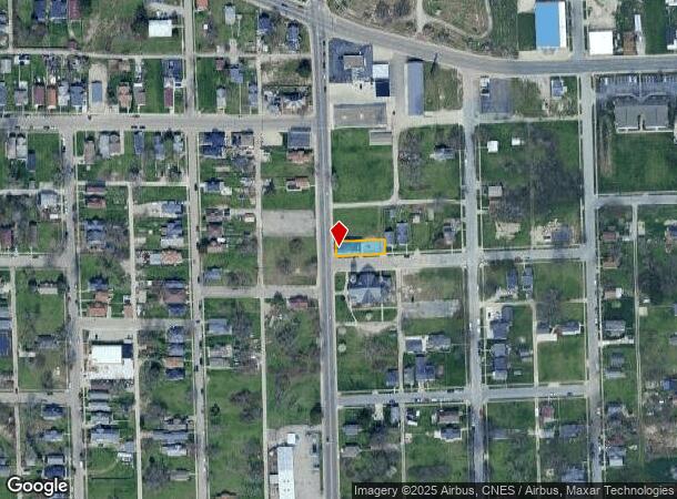  1231 S Anthony Blvd, Fort Wayne, IN Parcel Map