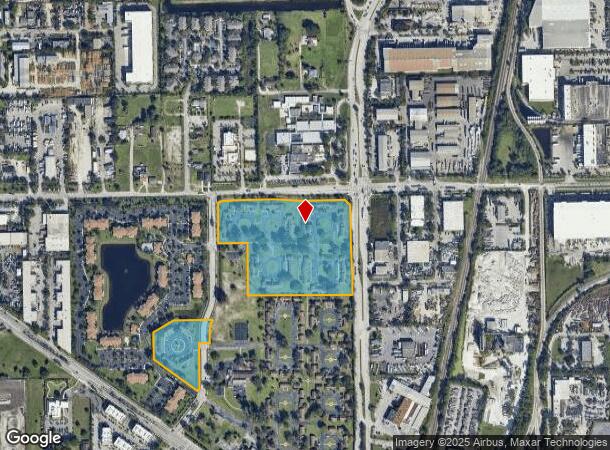 1050 Nw 18Th Dr, Pompano Beach, FL Parcel Map