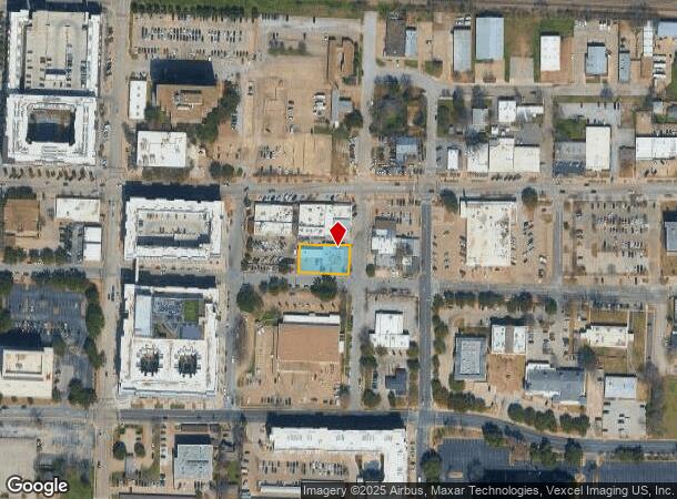208 S East St, Arlington, TX Parcel Map