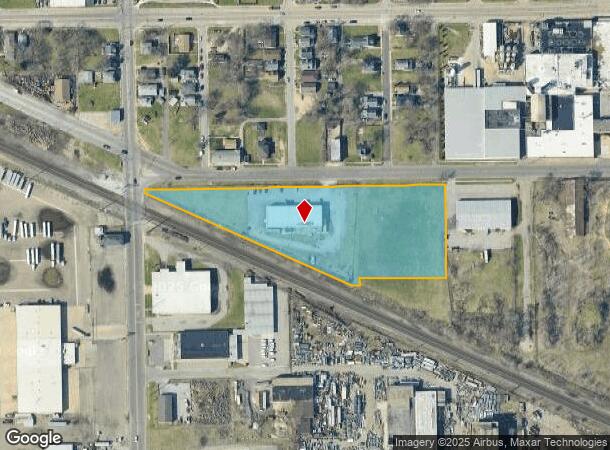  2222 Washington, South Bend, IN Parcel Map