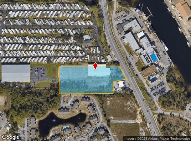  1300 Thomas Dr, Panama City, FL Parcel Map