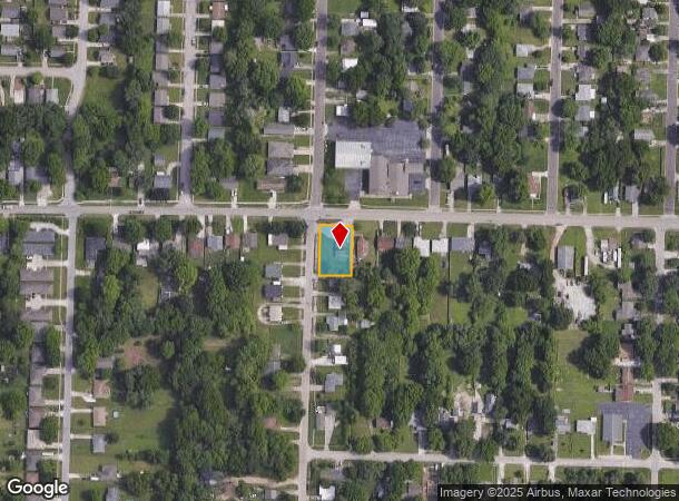  2654 W Nichols St, Springfield, MO Parcel Map