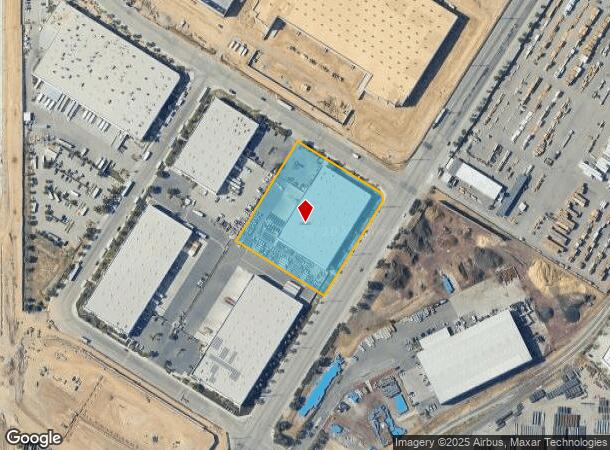 1203 Hall Ave, Jurupa Valley, CA Parcel Map