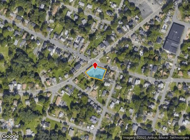  284 School St, Stoughton, MA Parcel Map