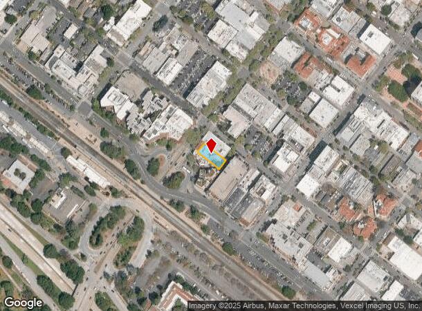 124 University Ave, Palo Alto, CA Parcel Map