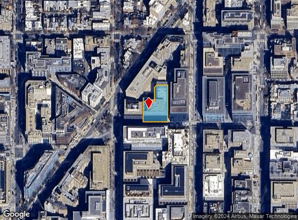  2025 M St Nw, Washington, DC Parcel Map