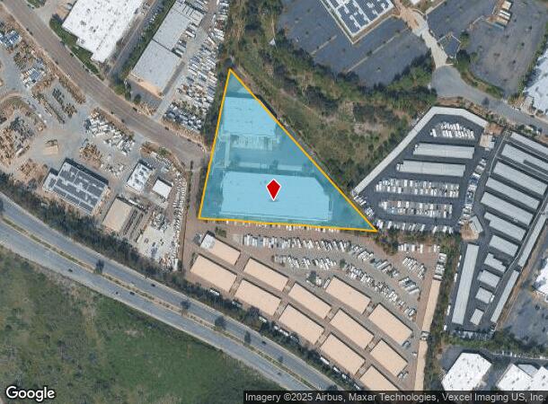 10946 Willow Ct, San Diego, CA Parcel Map