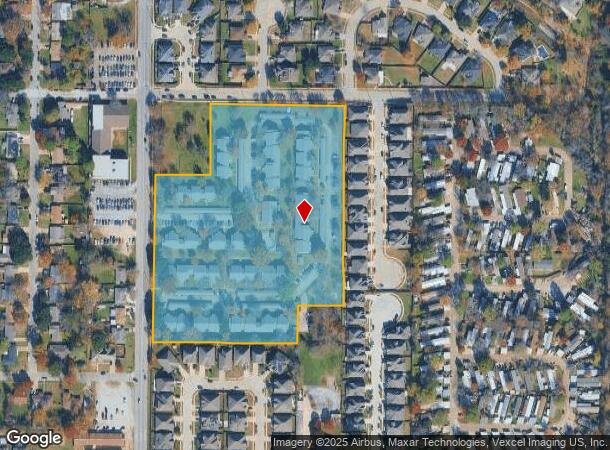 807 S Main St, Euless, TX Parcel Map