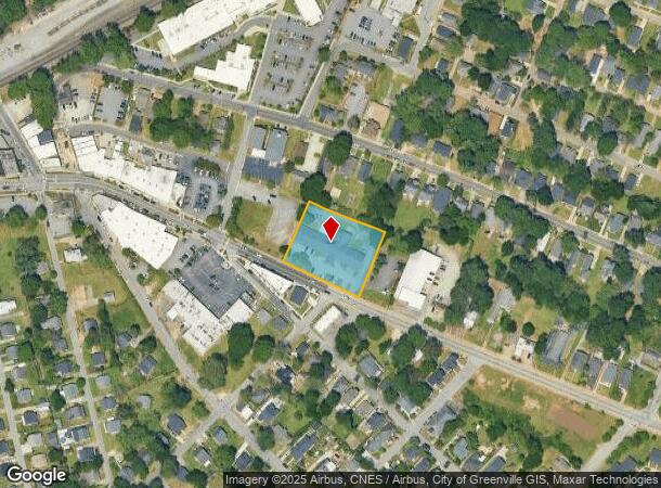  1200 Pendleton St, Greenville, SC Parcel Map