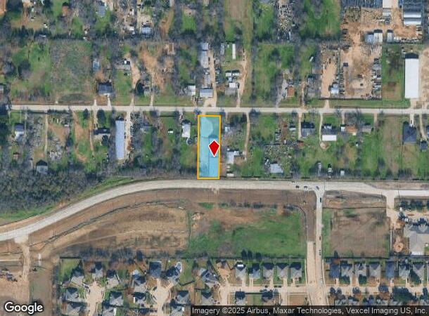 1202 Dan Gould Dr, Arlington, TX Parcel Map
