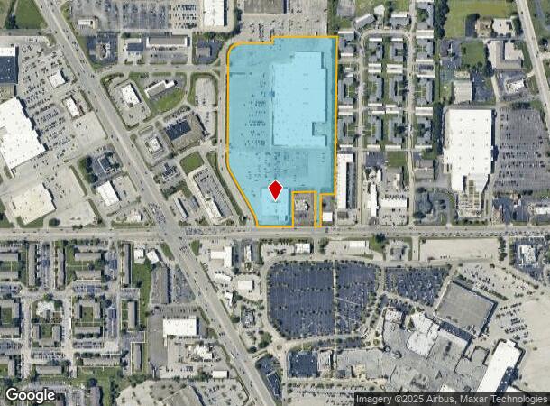 2110 E County Line Rd, Indianapolis, IN Parcel Map