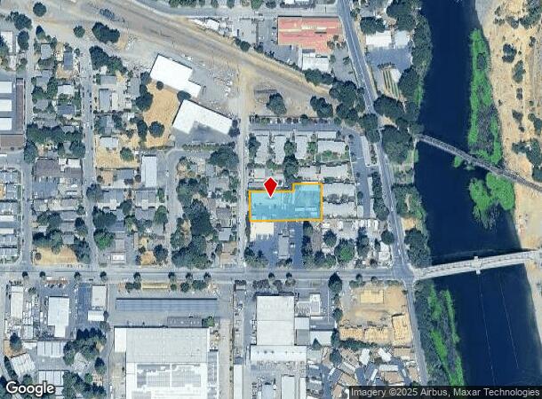  16 S University St, Healdsburg, CA Parcel Map