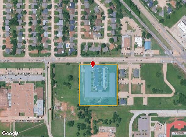 900 E Vandament Ave, Yukon, OK Parcel Map