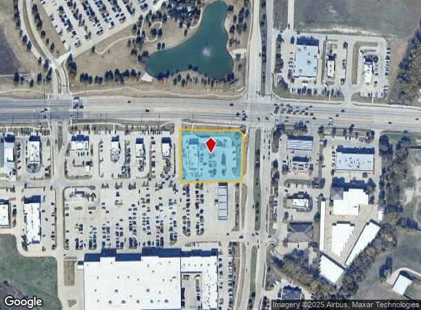  5201 W University Dr, Mckinney, TX Parcel Map