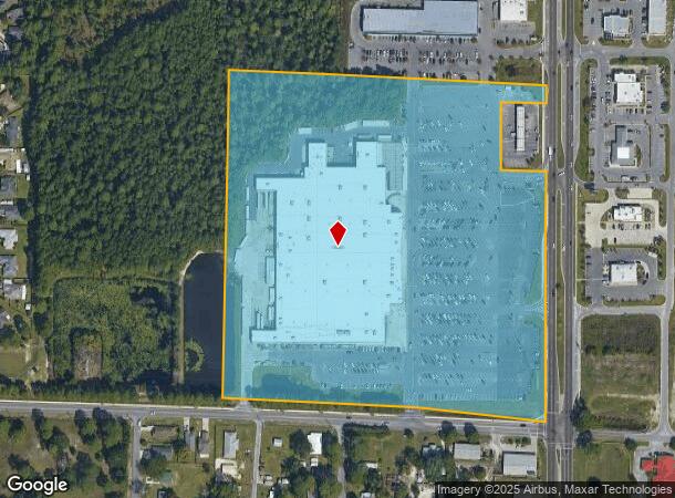  721 N Tyndall Pkwy, Panama City, FL Parcel Map