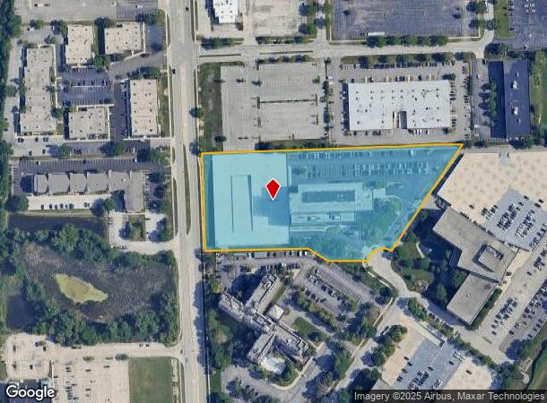  1400 Opus Pl, Downers Grove, IL Parcel Map