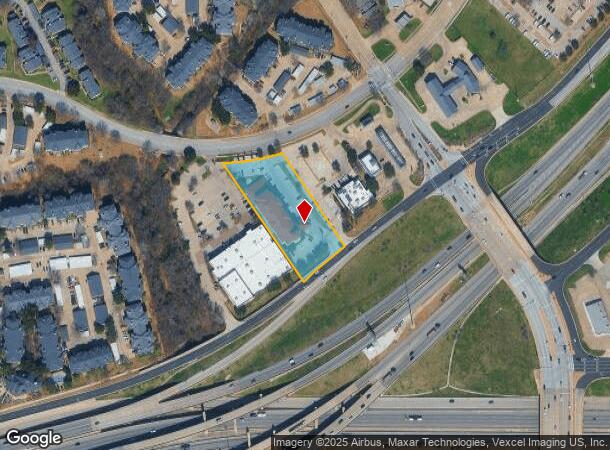 1809 Highway 121, Bedford, TX Parcel Map