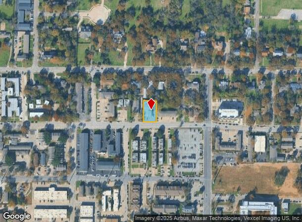 2206 W Hickory St, Denton, TX Parcel Map
