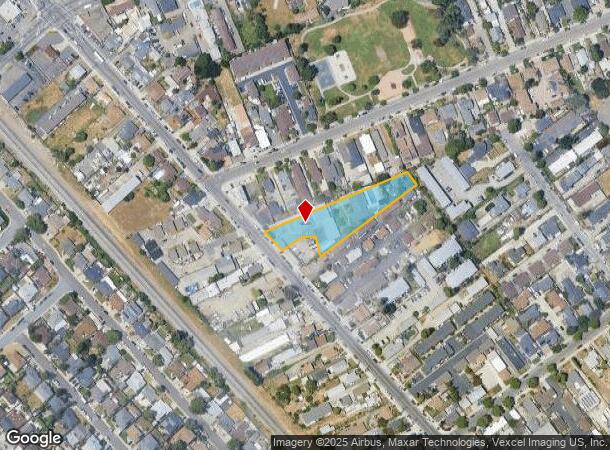 161 Grove Way, Cherryland, CA Parcel Map