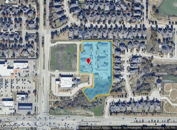  2828 Nature Way, Frisco, TX Parcel Map