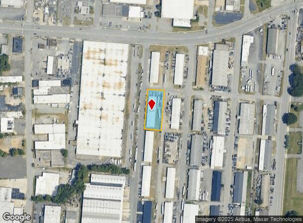 808 Warehouse St, Greensboro, NC Parcel Map