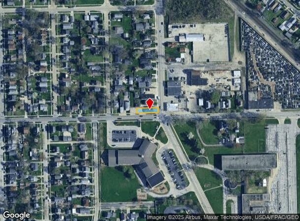  1558 E Broadway St, Toledo, OH Parcel Map