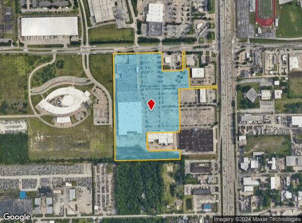  10241 North Fwy, Houston, TX Parcel Map