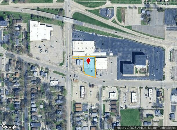  615 W Jefferson St, Springfield, IL Parcel Map