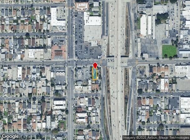  458 W Vernon Ave, Los Angeles, CA Parcel Map