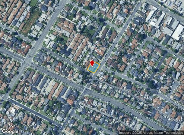  8555 Fontana St, Downey, CA Parcel Map