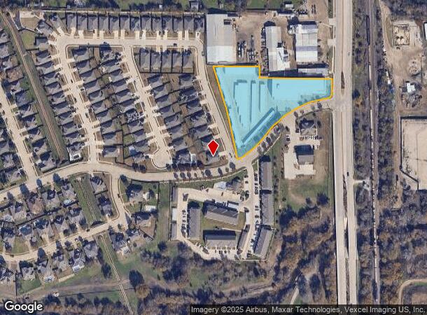  103 Hardeman Blvd, Justin, TX Parcel Map