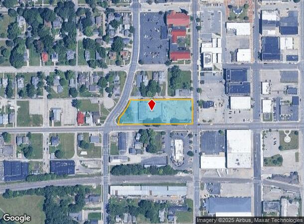 1323 Jackson St, Anderson, IN Parcel Map