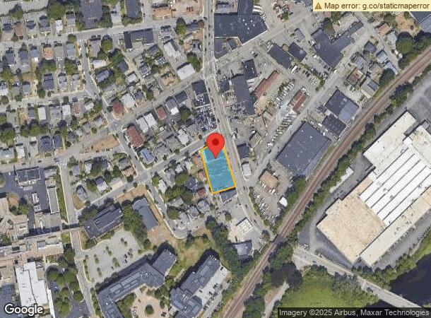  167 Prospect St, Waltham, MA Parcel Map