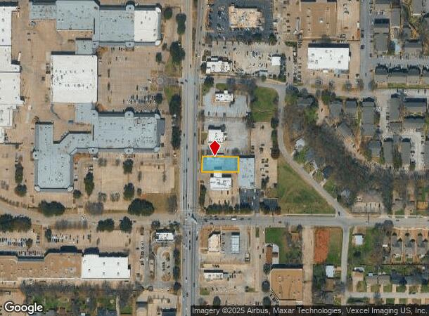 1407 N Collins St, Arlington, TX Parcel Map
