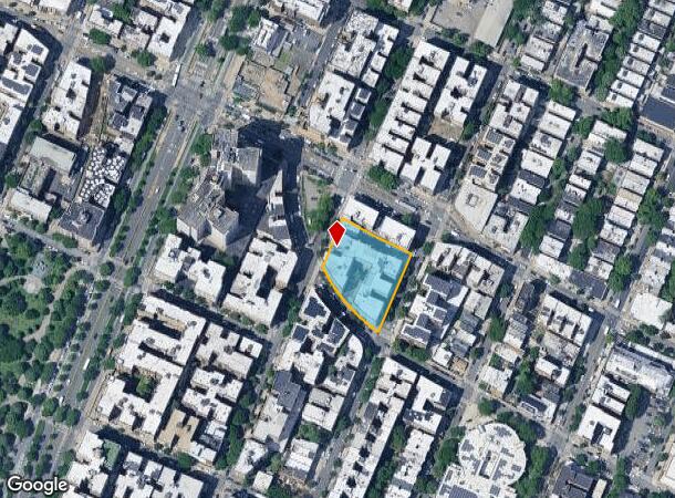 201 E 164Th St, Bronx, NY Parcel Map