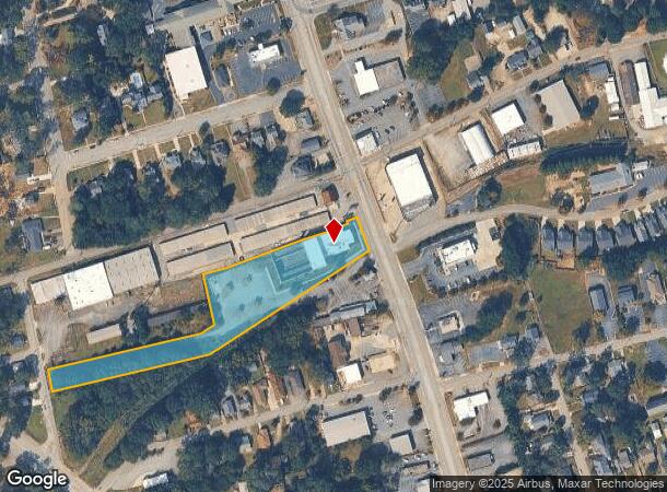  1621 N Main St, Anderson, SC Parcel Map