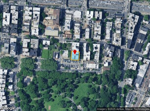  1655 Monroe Ave, Bronx, NY Parcel Map