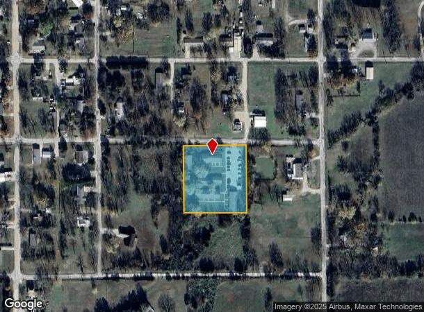 500 E Chellis St, Yates Center, KS Parcel Map