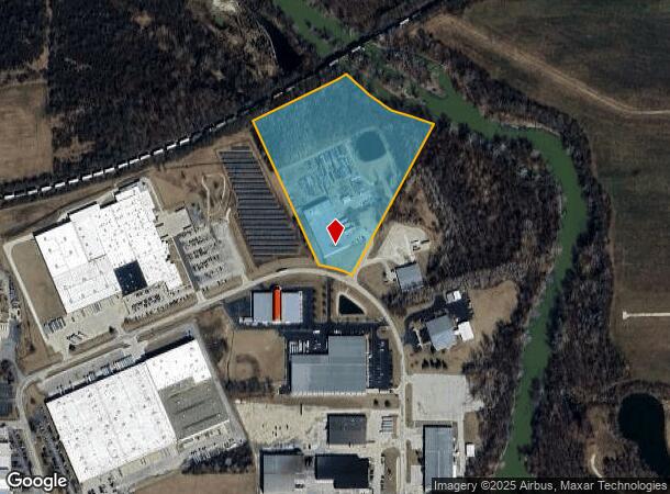 1750 Riverfork Dr, Huntington, IN Parcel Map