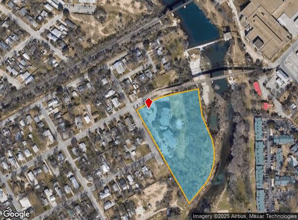  1045 Sanger Ave, New Braunfels, TX Parcel Map